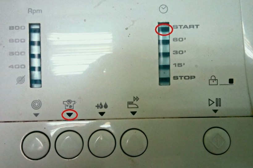 Коды ошибки E08 в стиральной машине Candy